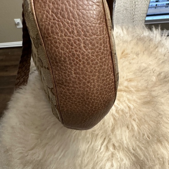 VINTAGE GG Canvas Large New Pelham Shoulder Bag - Picture 14 of 15